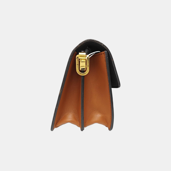 DAUPHINE Mini Monogram Coated Canvas Brown