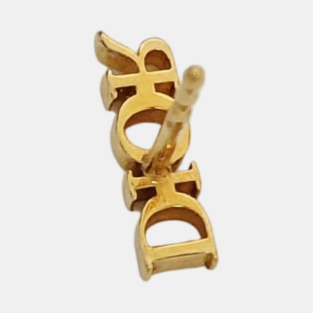 Metal Gold Stud Earrings