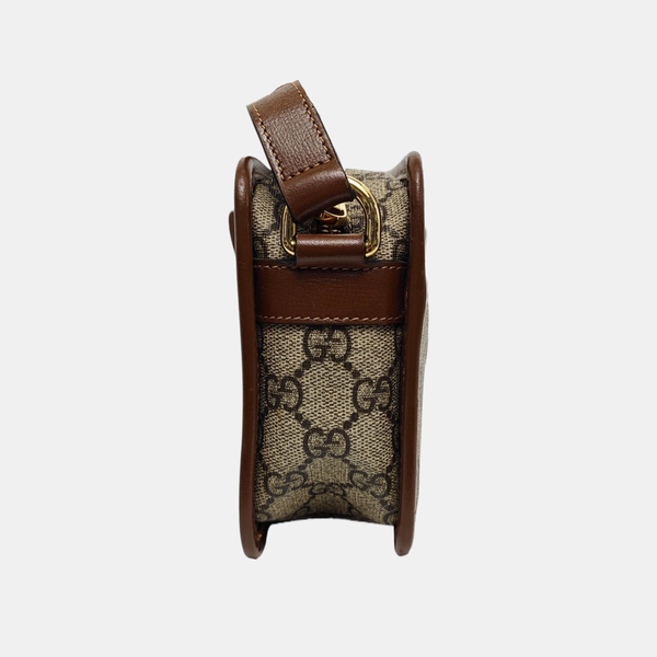 Bree Monogram Coated Canvas Beige
