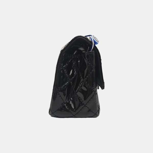 2.55 224 (mini) Quilted Patent Calfskin Black