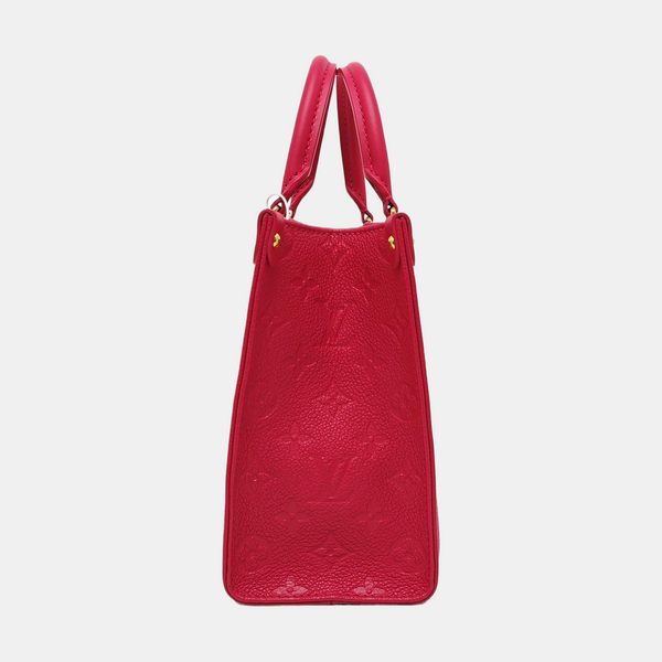 ONTHEGO PM Monogram Calfskin Red