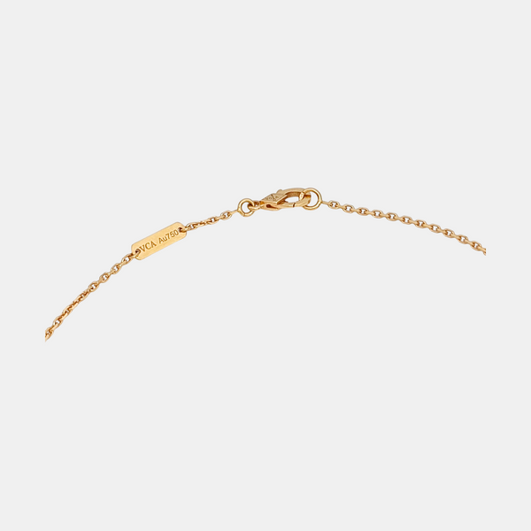 Vintage Alhambra 18k Rose Gold Necklace