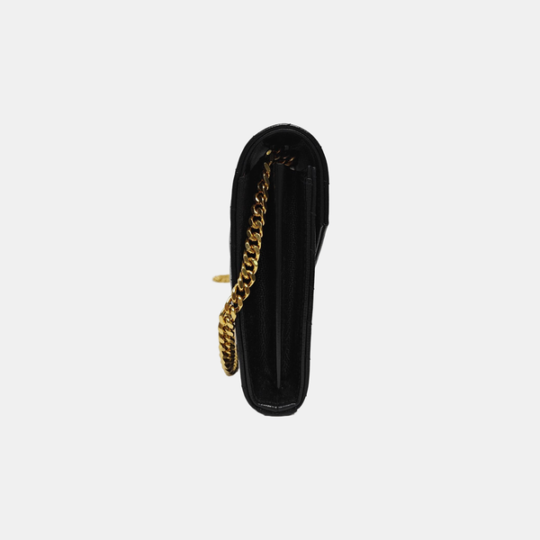 MONOGRAM Medium Chevron Calfskin Black