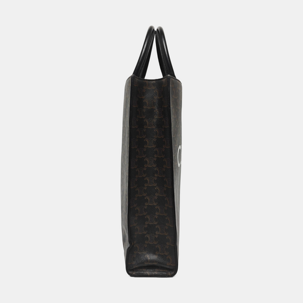 CABAS CELINE Small Coated Canvas Black