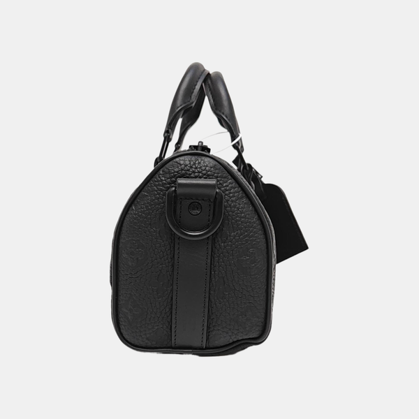KEEPALL 25 Monogram Calfskin Black