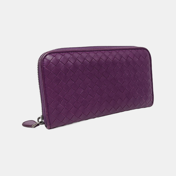 Lambskin Wallet Purple