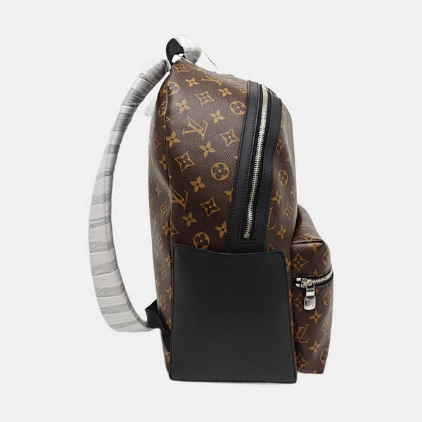 JOSH PM Monogram Coated Canvas Brown