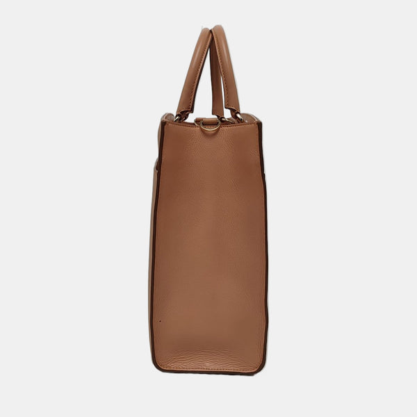 BVLGARI Medium Calfskin Brown