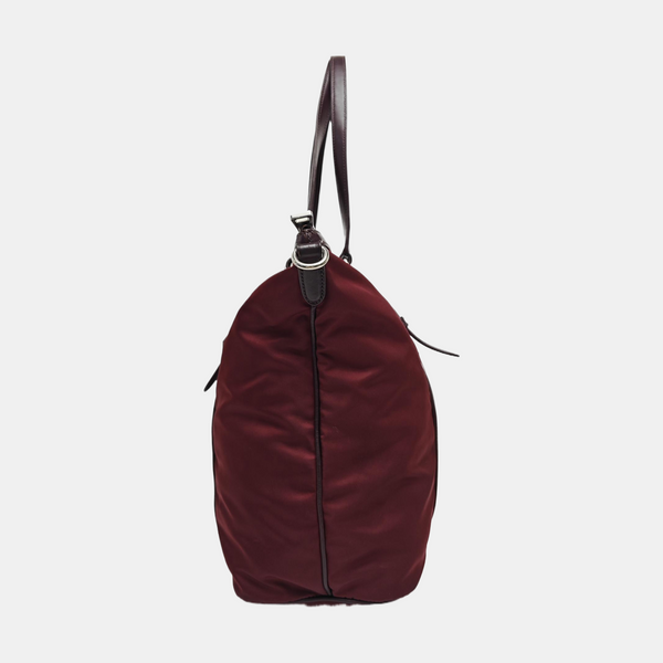 Nylon Tote Bag Red