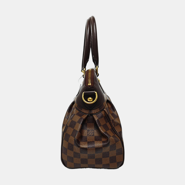 TREVI PM Damier Ebene Coated Canvas Brown