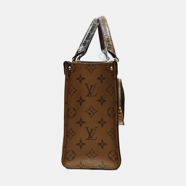 ONTHEGO PM Monogram Coated Canvas Brown