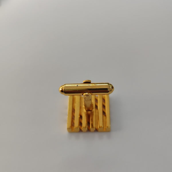 Metal Cufflink Gold