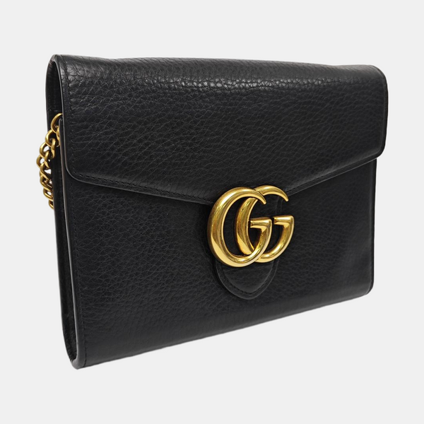 GG Marmont Mini Calfskin Black