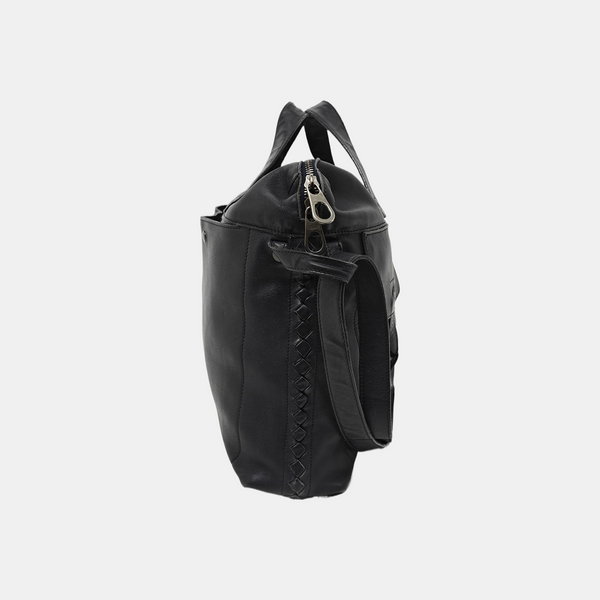 Calfskin Shoulder Bag Black