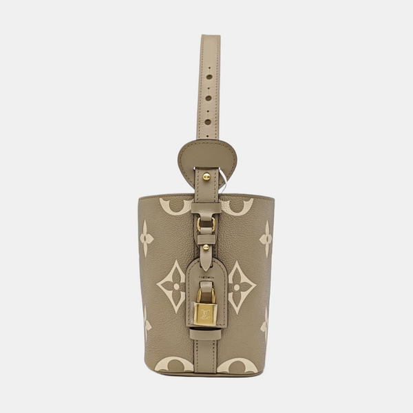 ALL IN BB Monogram Calfskin Gray