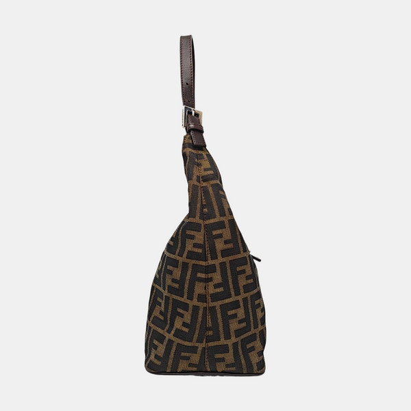Canvas Top Handle Bag Brown