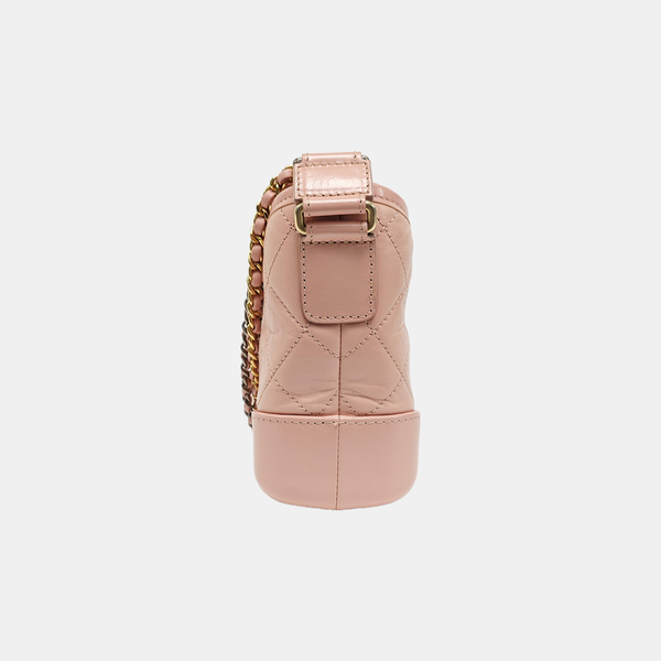 GABRIELLE Small Quilted Calfskin Pink