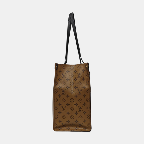 ONTHEGO GM Monogram Coated Canvas Brown