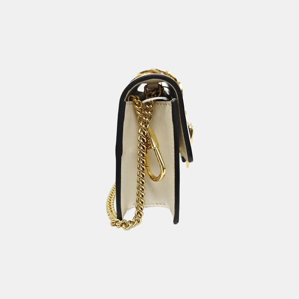 Sylvie Super Mini Calfskin White