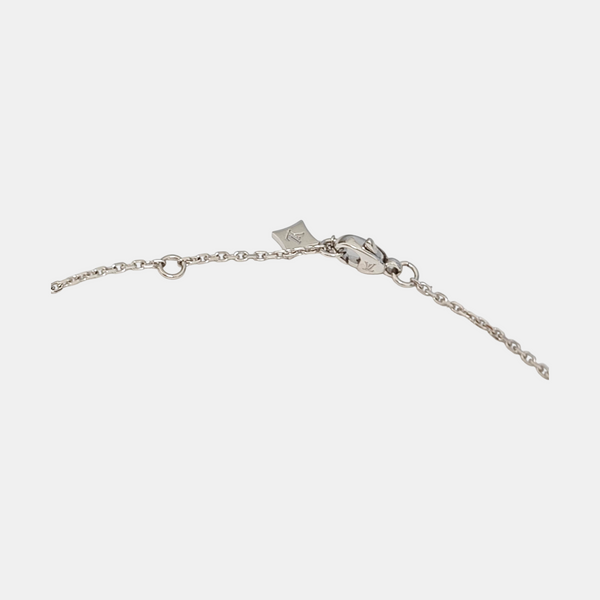 STAR BLOSSOM 18k White Gold Silver Necklace