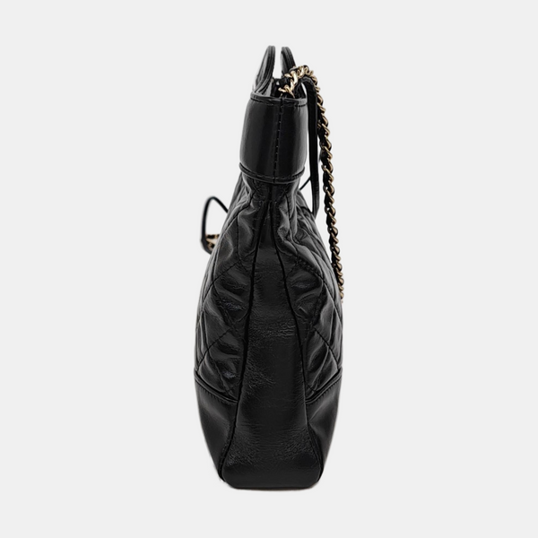 CHANEL 31 Mini Quilted Calfskin Black