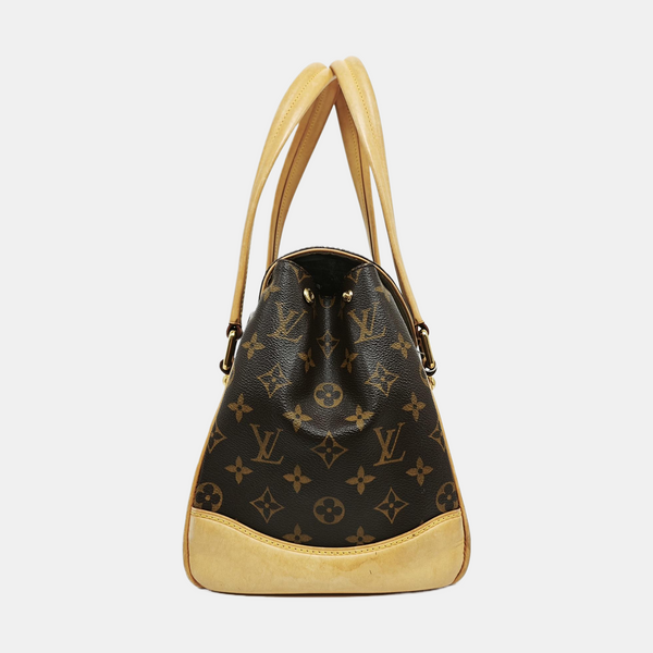 BEVERLY GM Monogram Coated Canvas Brown