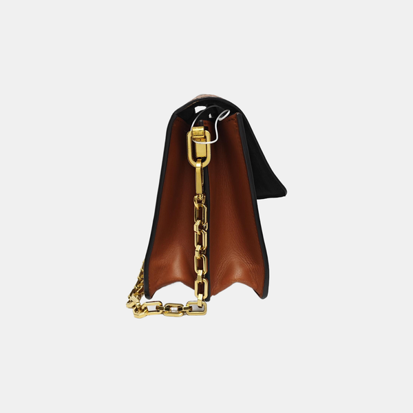 DAUPHINE MM Monogram Coated Canvas Brown