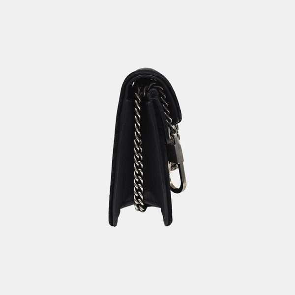 Dionysus Super Mini Suede Black