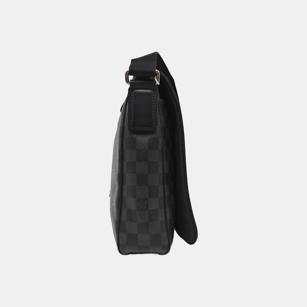 DISTRICT MM Damier Graphite Coated Canvas Gray
