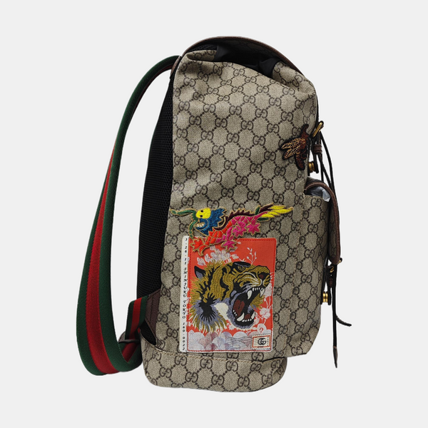Courrier Monogram Coated Canvas Beige