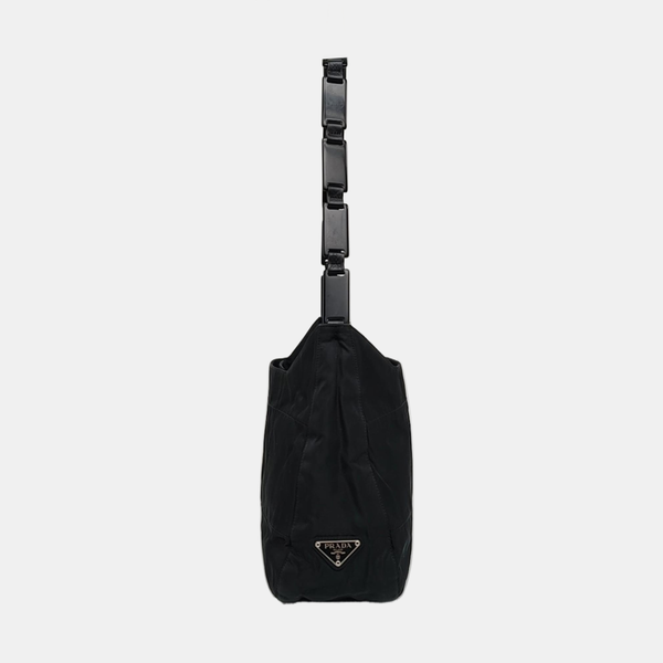 Nylon Shoulder Bag Black