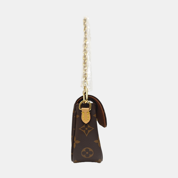 IVY Monogram Coated Canvas Brown