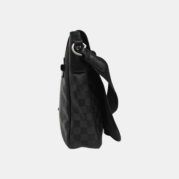 DANIEL MM Damier Graphite Coated Canvas Gray