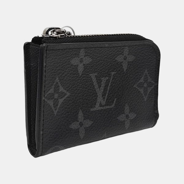 ZIPPY Monogram Coated Canvas Black Wallet