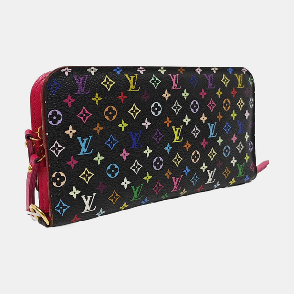 LV × TM INSOLITE Monogram Coated Canvas Black Wallet