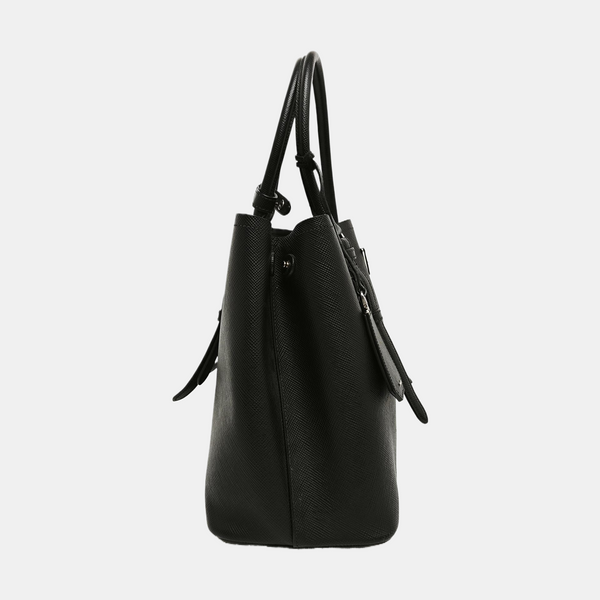 Double Medium Calfskin Black