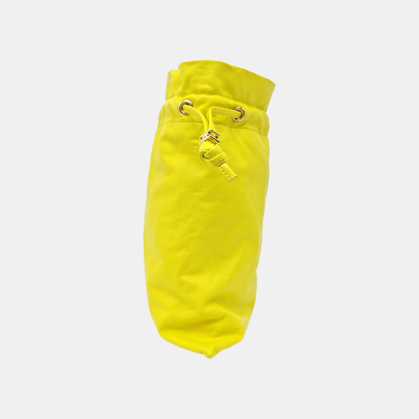CRYSTAL POUCH Small Lambskin Yellow