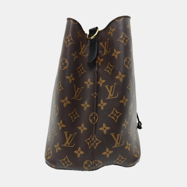 NÉONOÉ MM Monogram Coated Canvas Brown
