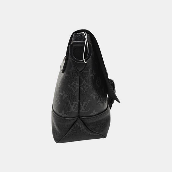 SAUMUR Monogram Coated Canvas Black
