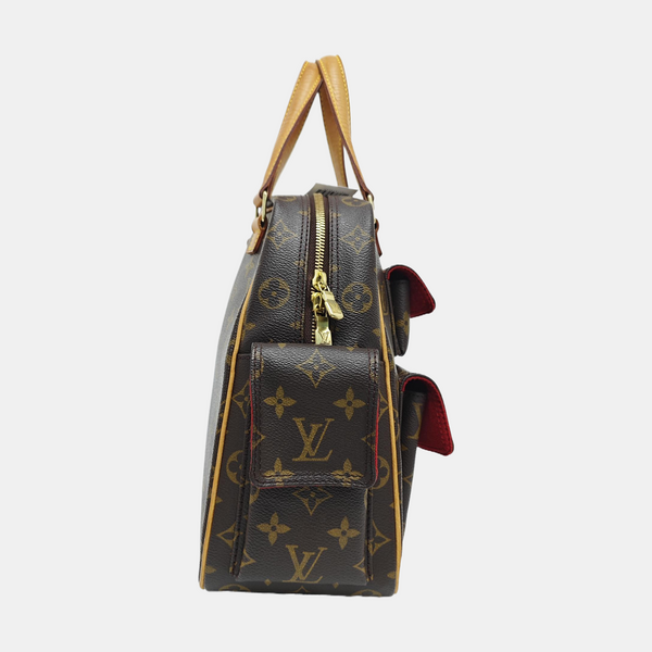 EXCENTRI-CITE Monogram Coated Canvas Brown