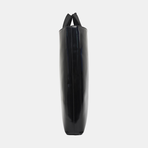 Calfskin Top Handle Bag Black