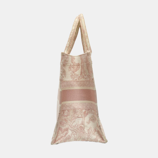 Book Tote Medium Canvas Pink