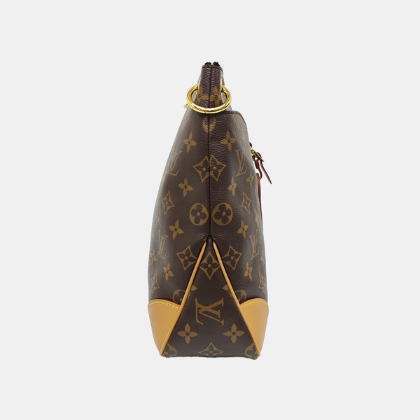 ODEON MM Monogram Coated Canvas Brown