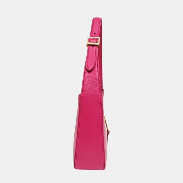 Authenticated pre-owned LE 5 À 7 Calfskin Pink - Top Handle Bag at Looply