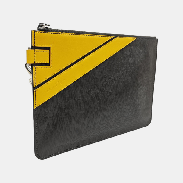 Calfskin Clutch Gray