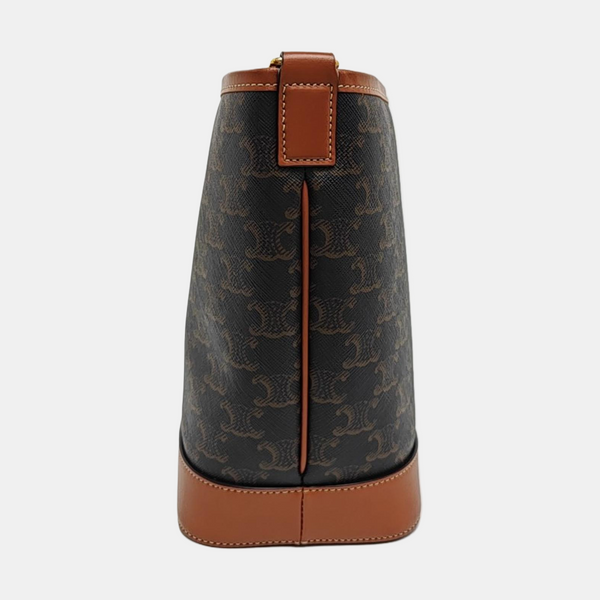 TRIOMPHE CANVAS Small Coated Canvas Brown