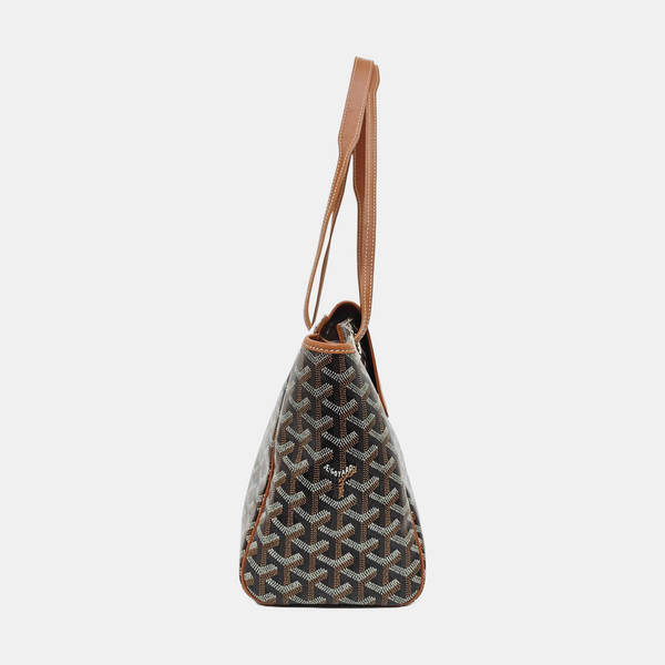 Rouette PM Coated Canvas Brown