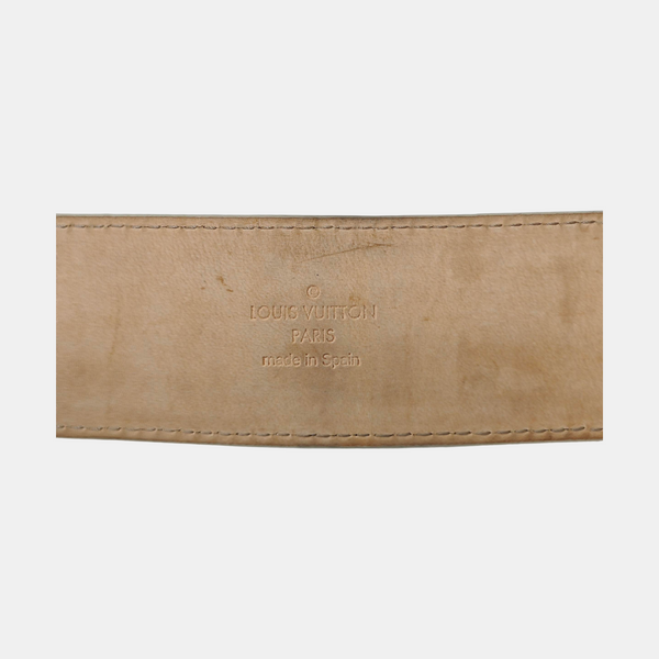 Coated Canvas Belt White