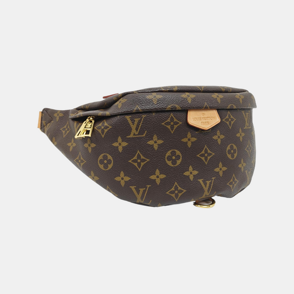 BUMBAG Monogram Coated Canvas Brown