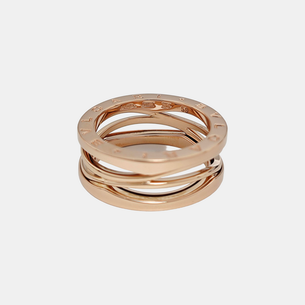 B.ZERO1 18k Rose Gold Ring EU 59